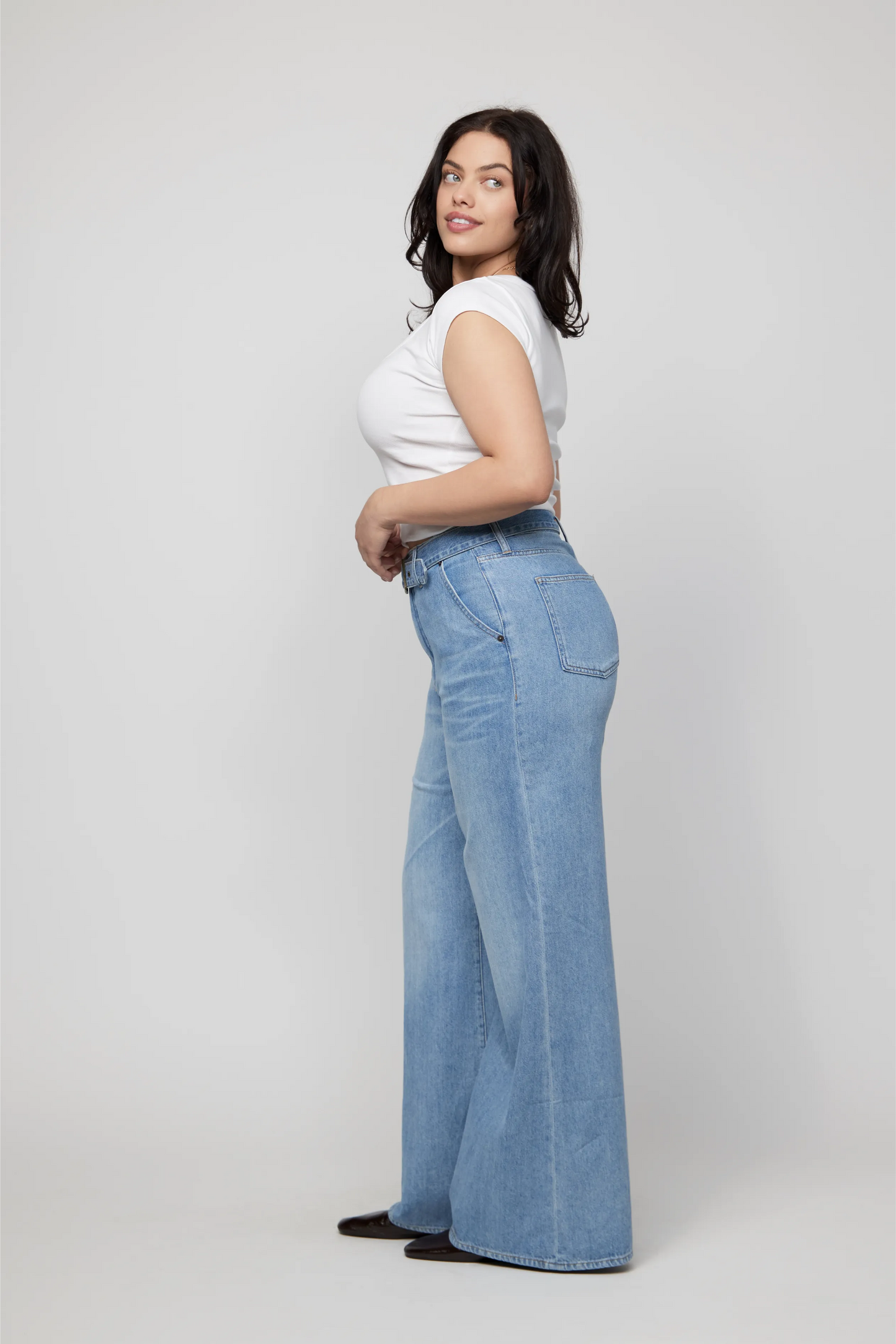 Wescott Wide Leg High Rise Belted 1990 Vintage