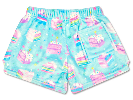 Piece of Cake Plush Shorts (Medium (10-12))