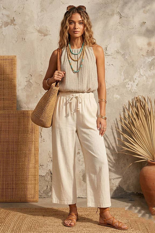 Striped Sleeveless Top