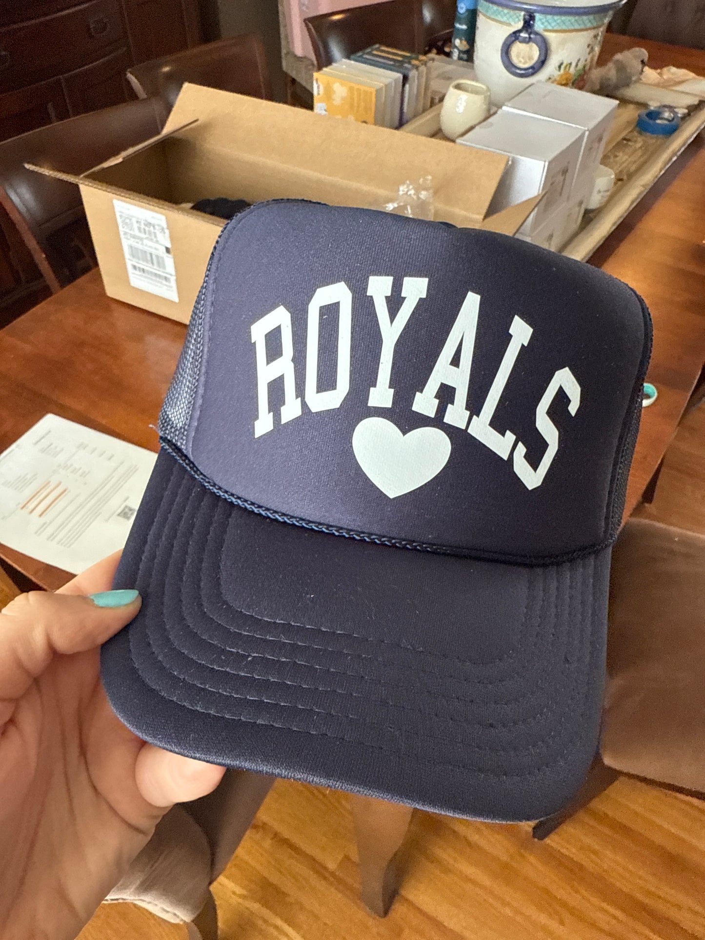 Royals trucker hat