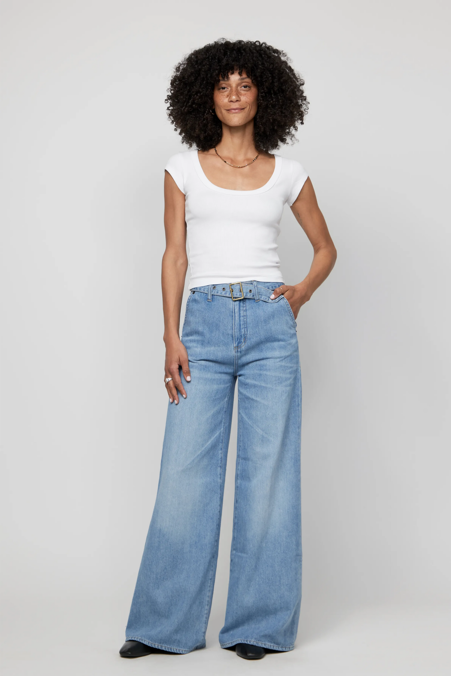 Wescott Wide Leg High Rise Belted 1990 Vintage