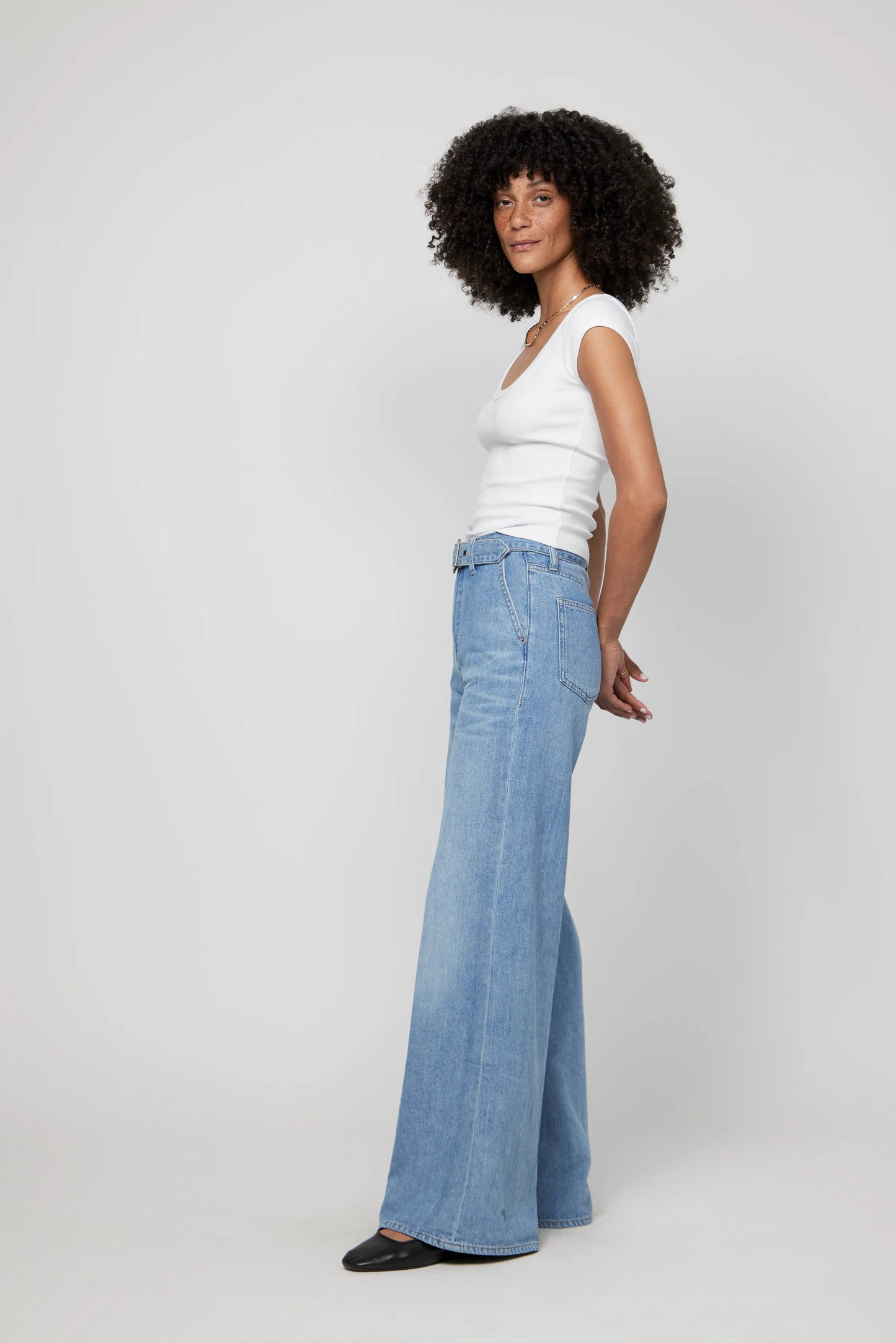 Wescott Wide Leg High Rise Belted 1990 Vintage