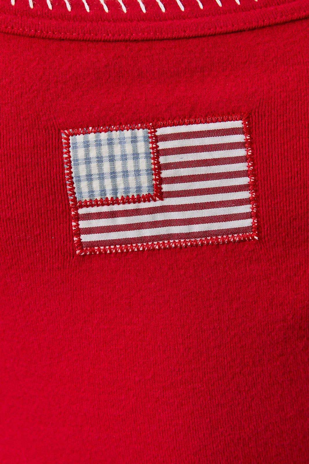 Red AMERICAN FLAG TANK TOP