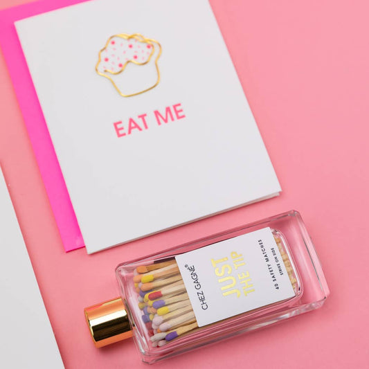 Just the Tip - Glass Bottle Safety Matches - Rainbow/Multi