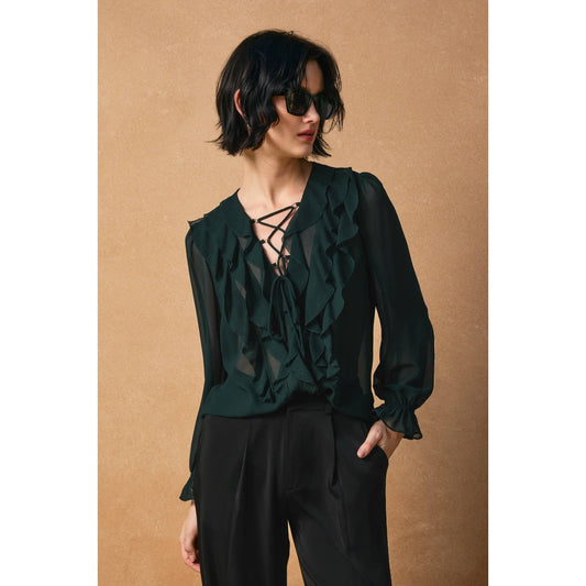 Light Frilly Chiffon Blouse