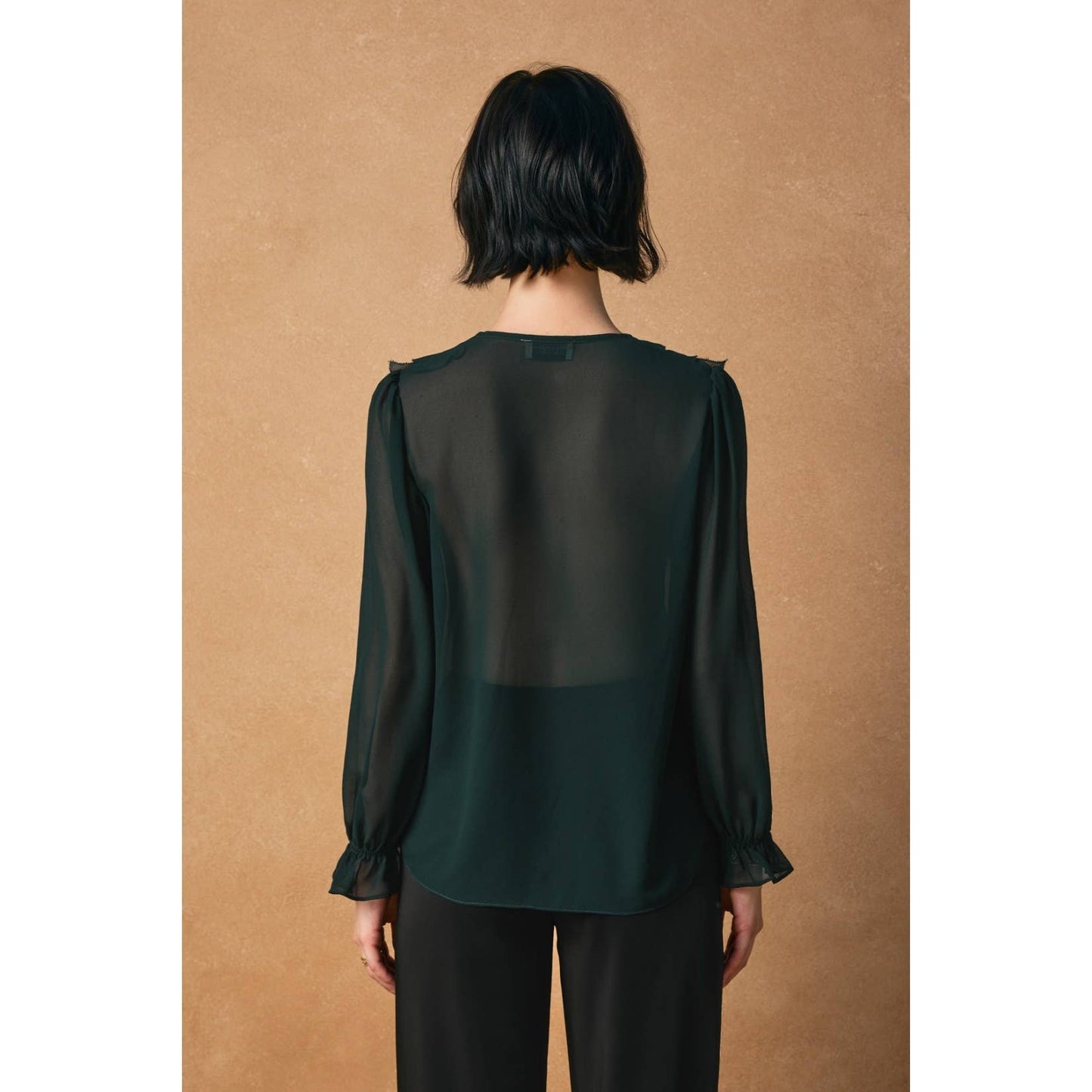 Light Frilly Chiffon Blouse