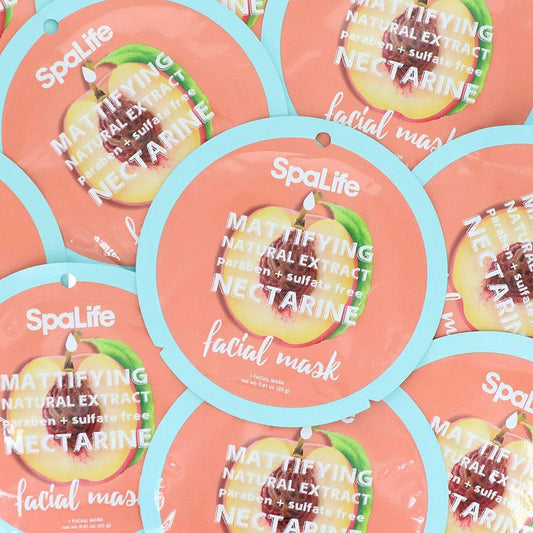 Mattifying Nectarine Sheet Mask with Natural Extracts