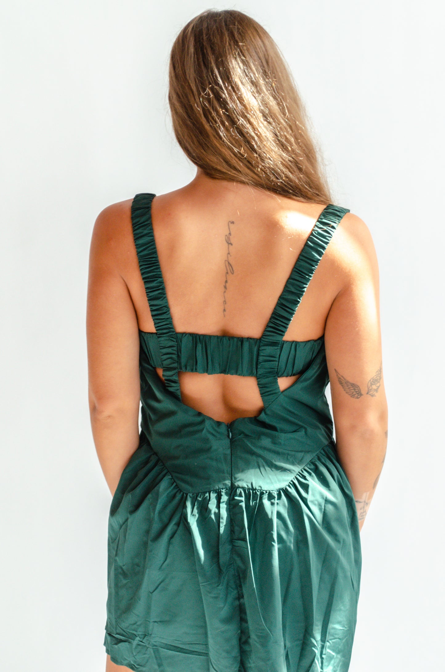 Day runner dress- Green