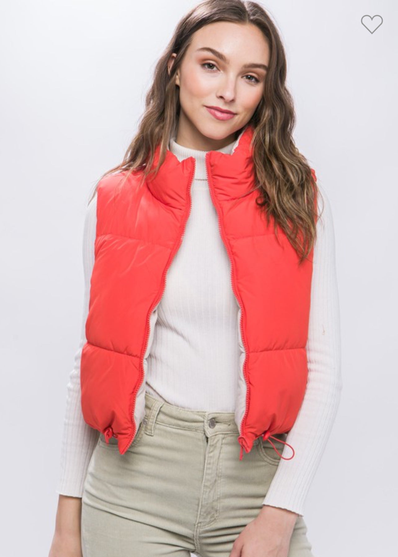 Reversible Vest- Tomato