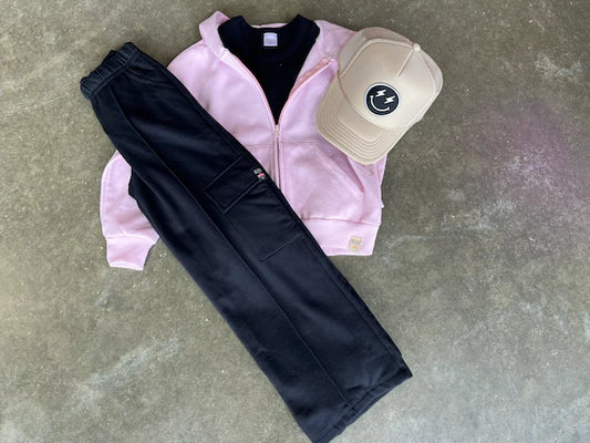 Hooded Sweat Jacket/Lilac