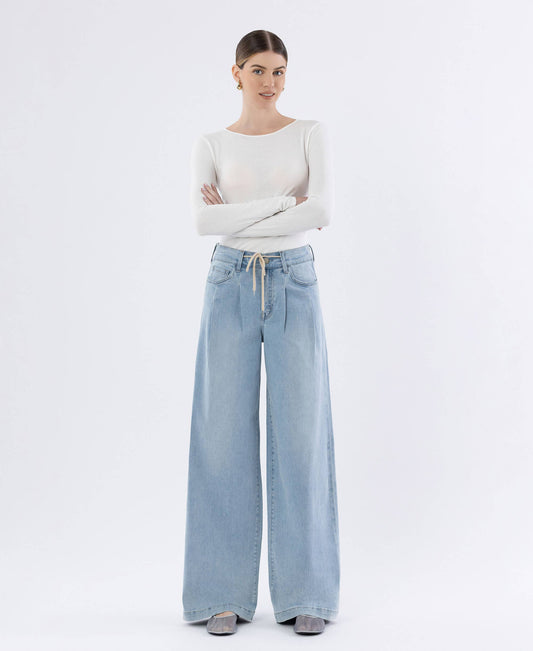 DRAWCORD ELASTIC WB WIDE LEG