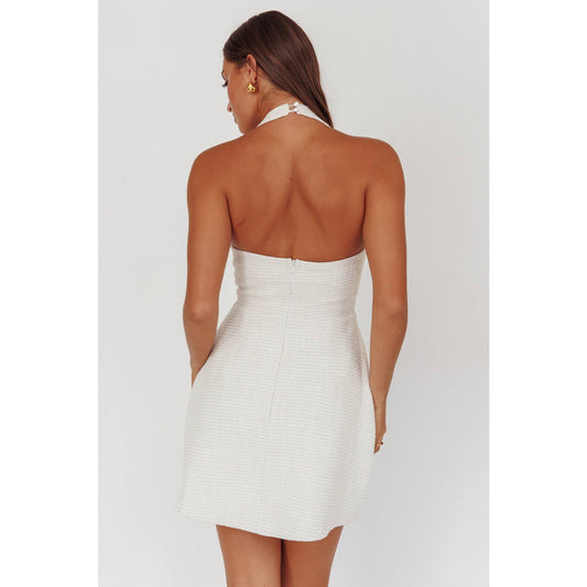 HALTER FLARE MINI DRESS / KA0226J08