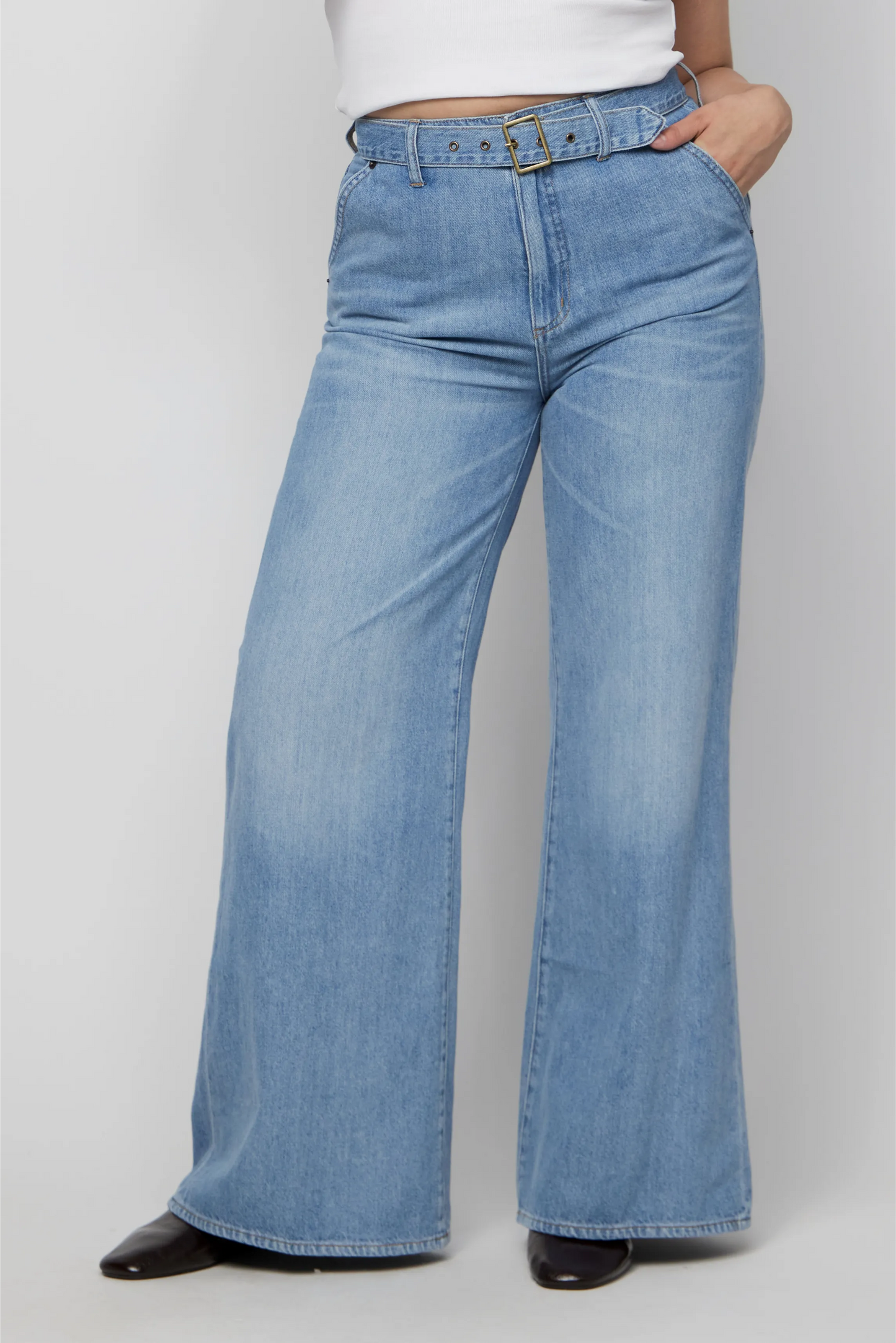 Wescott Wide Leg High Rise Belted 1990 Vintage