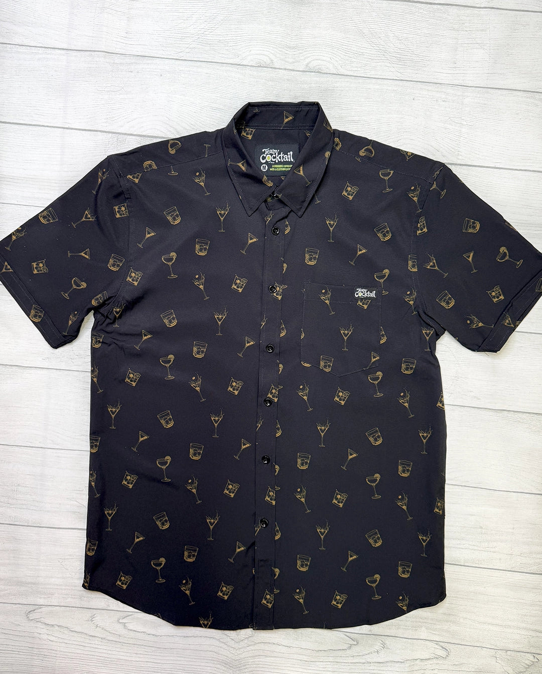 Golden Cocktails Button up