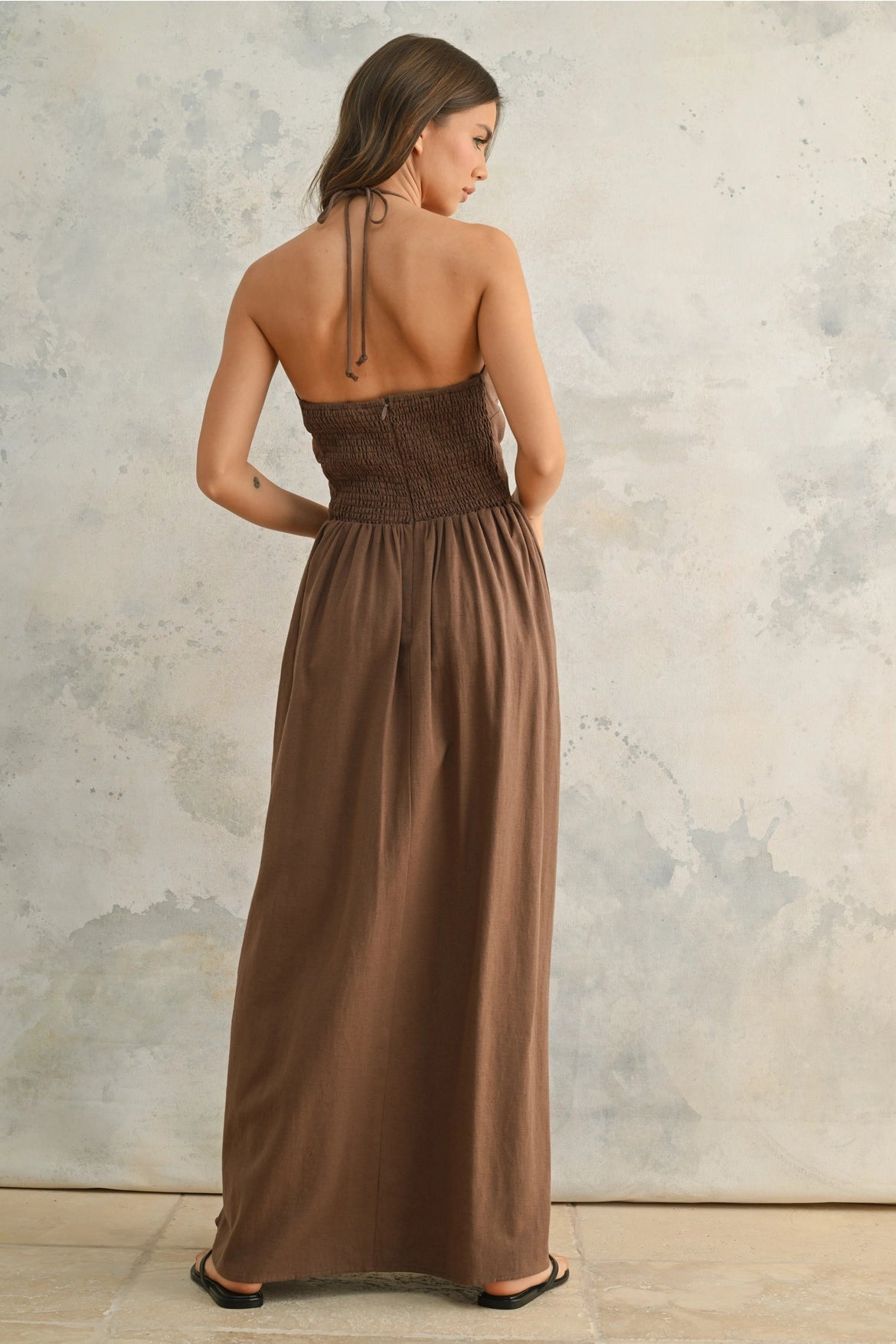 Mocha beach dress