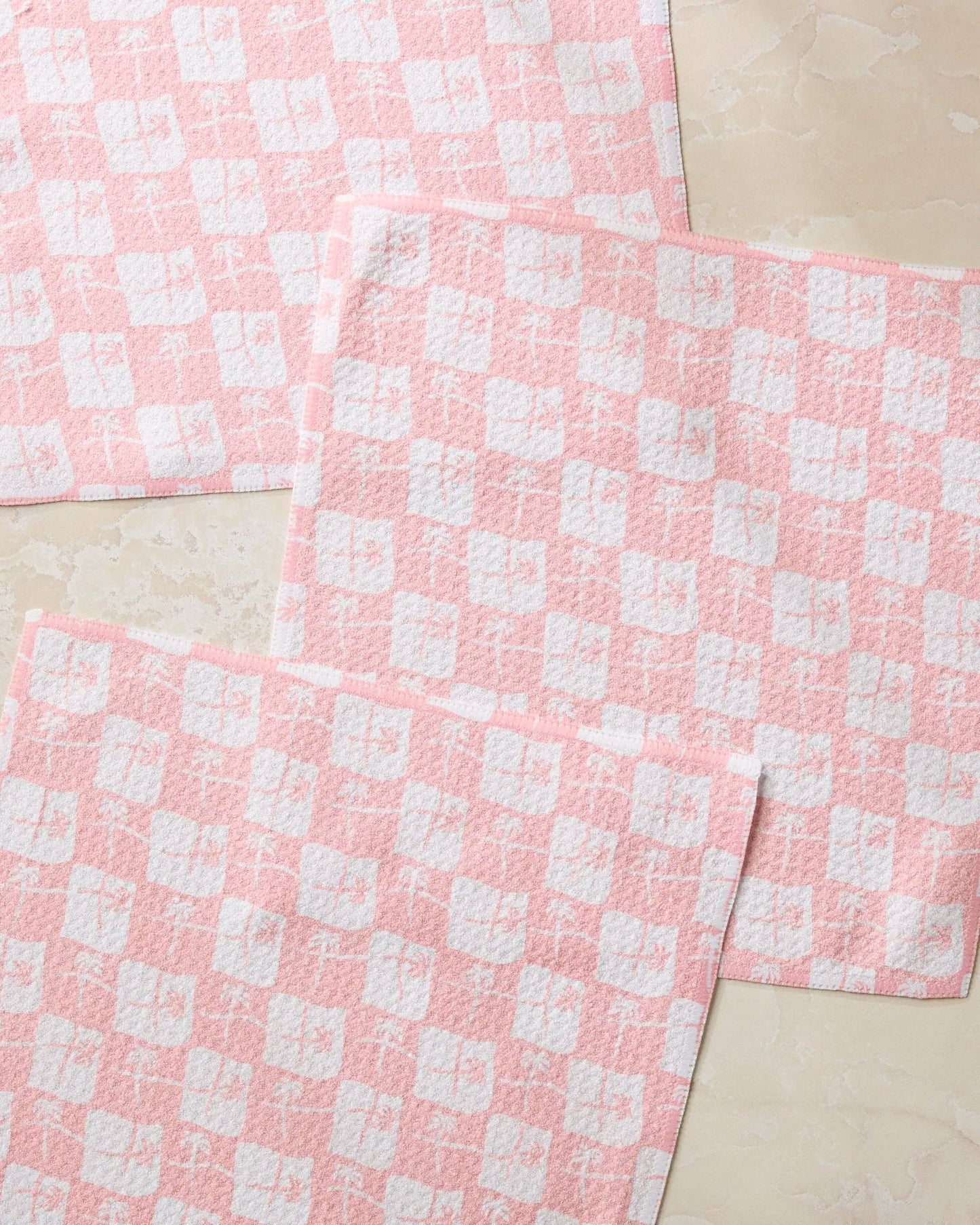 La Brisa Pink Dishcloth Set
