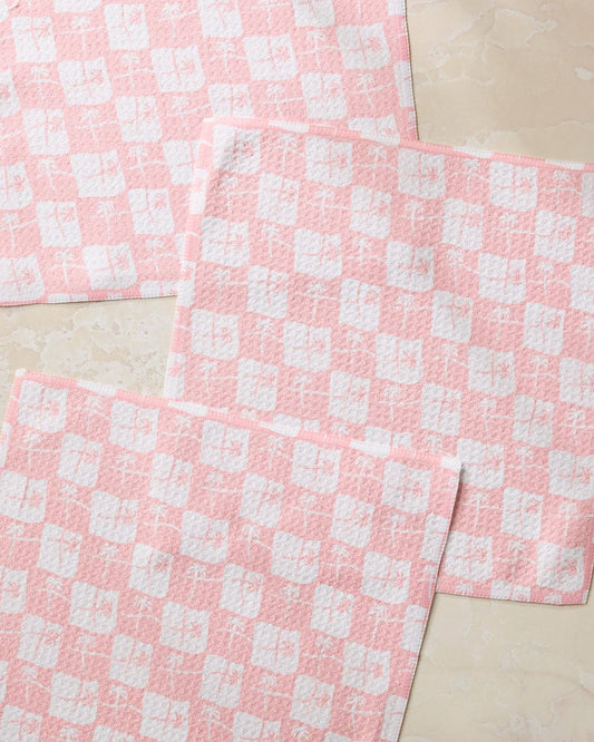 La Brisa Pink Dishcloth Set
