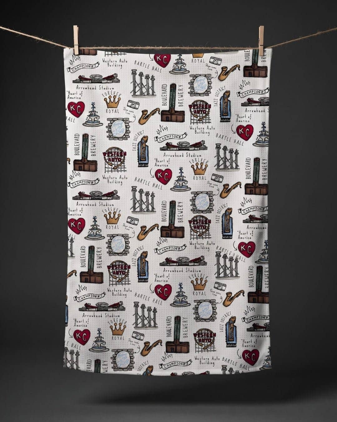 Kansas City Prouder Kitchen Towel
