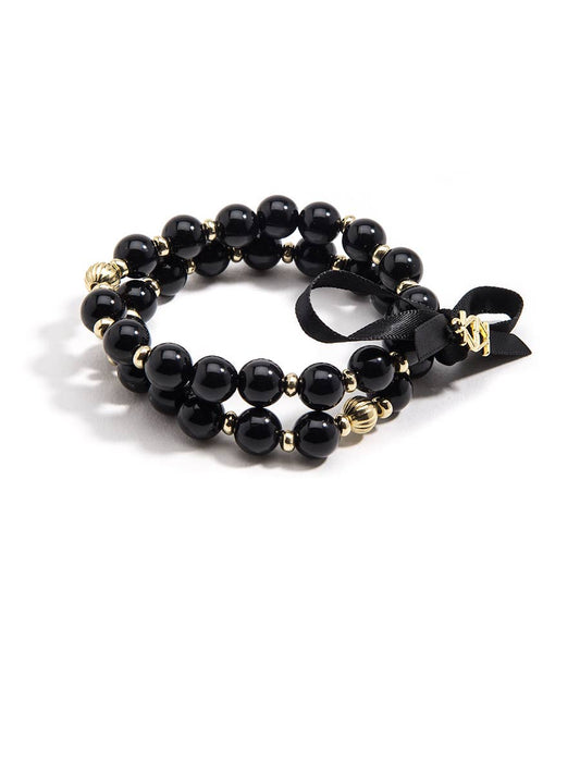 Double Beaded Bauble Bracelet