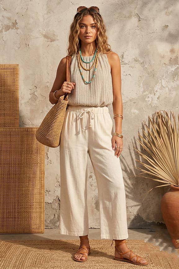 Striped Sleeveless Top