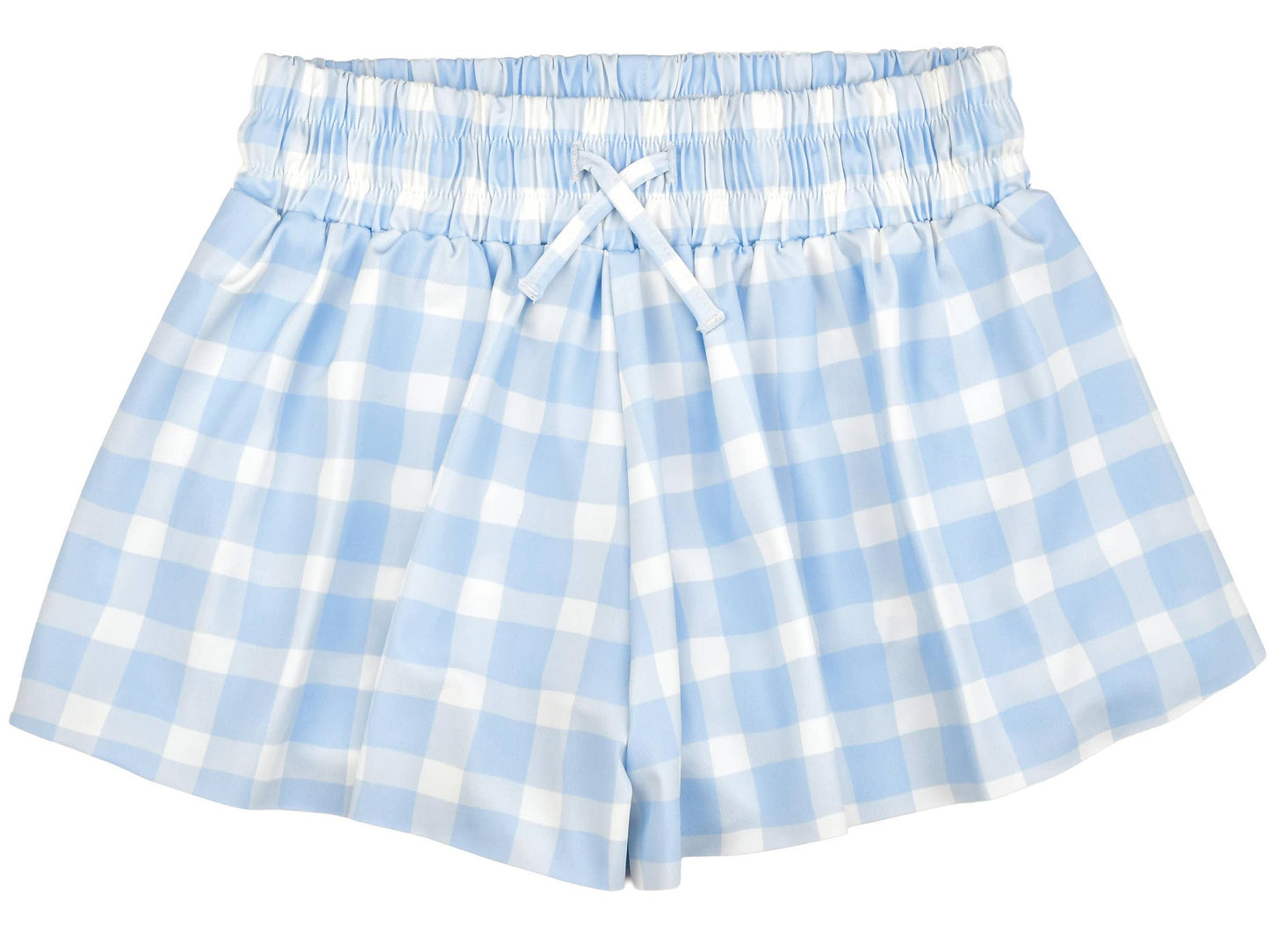 Blue Gingham Butterfly Shorts (X-Small (4-6))
