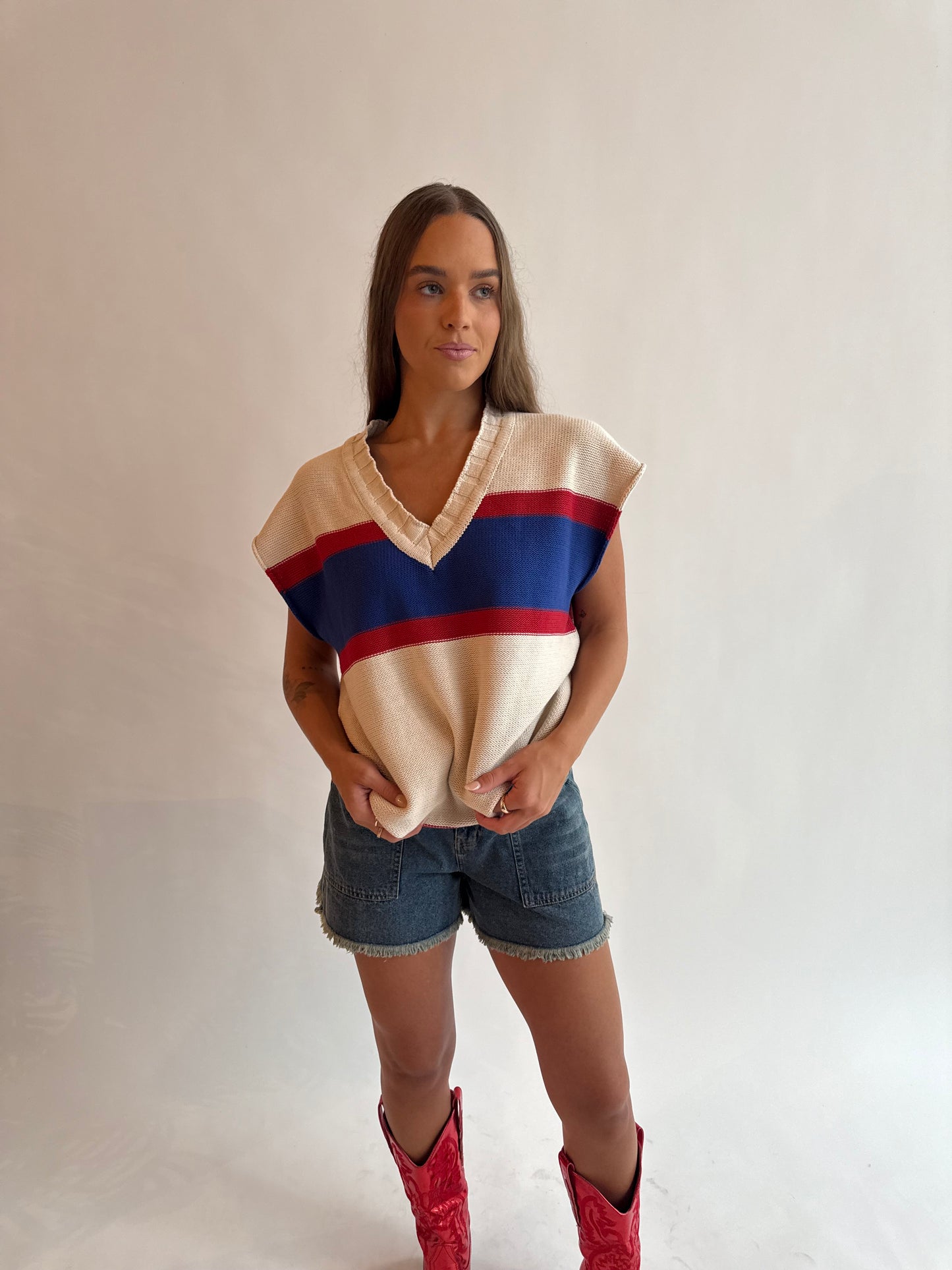 Pep rally sweater vest