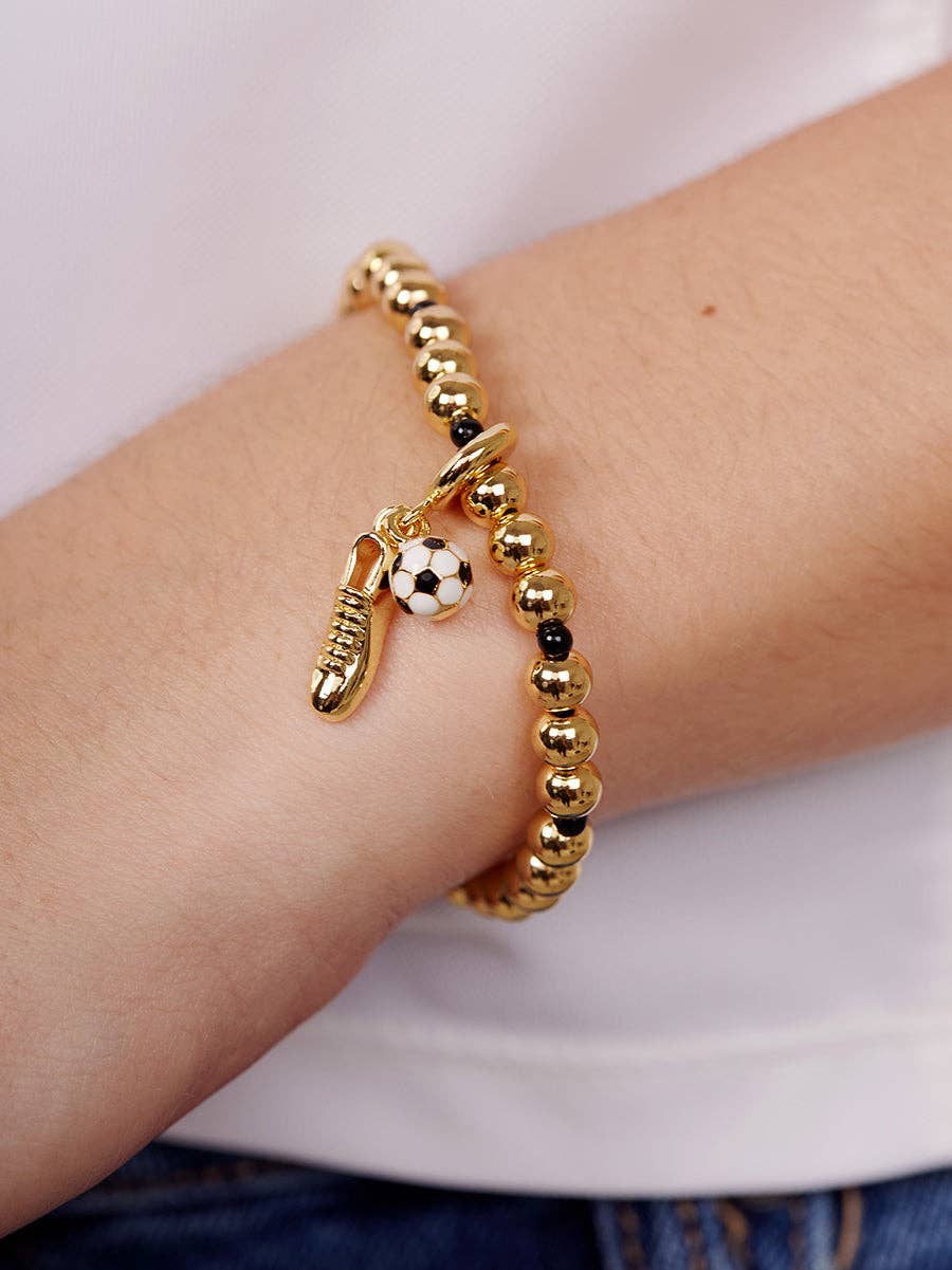Soccer Charm Bracelet