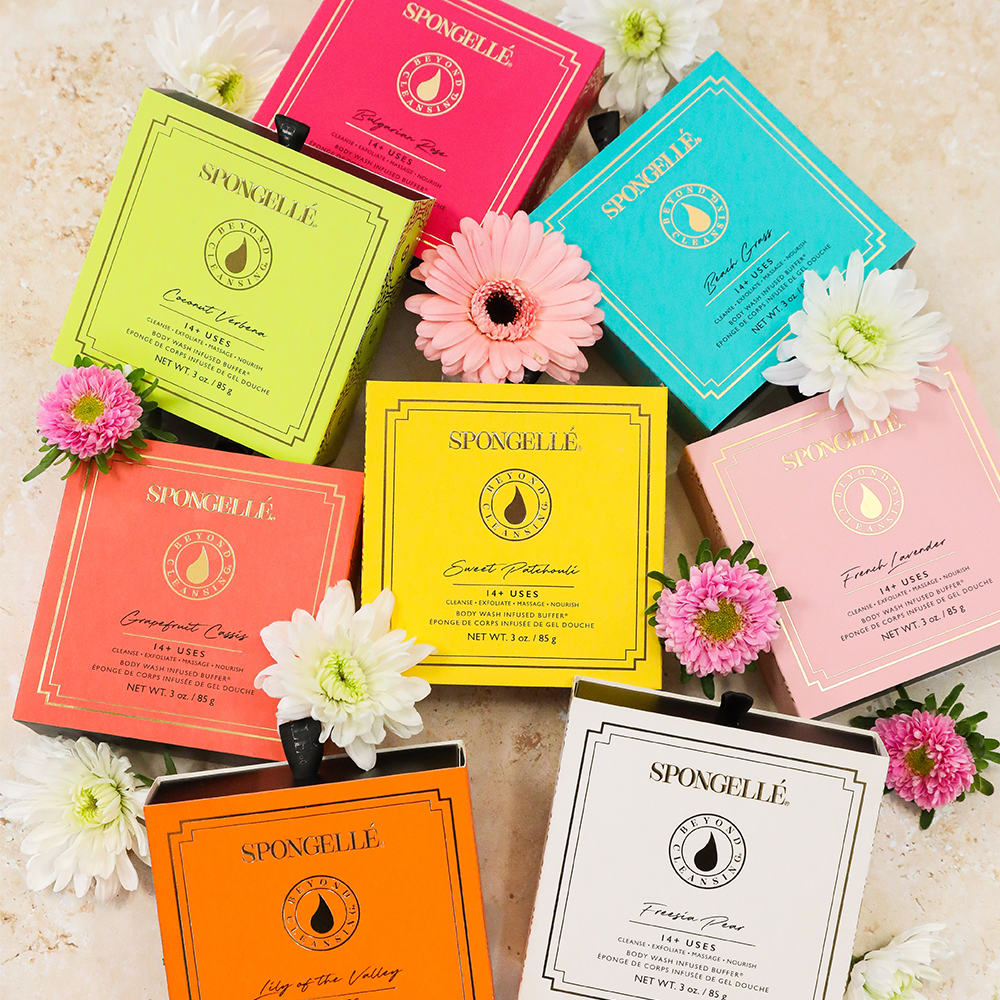 Boxed Flower Spongelle