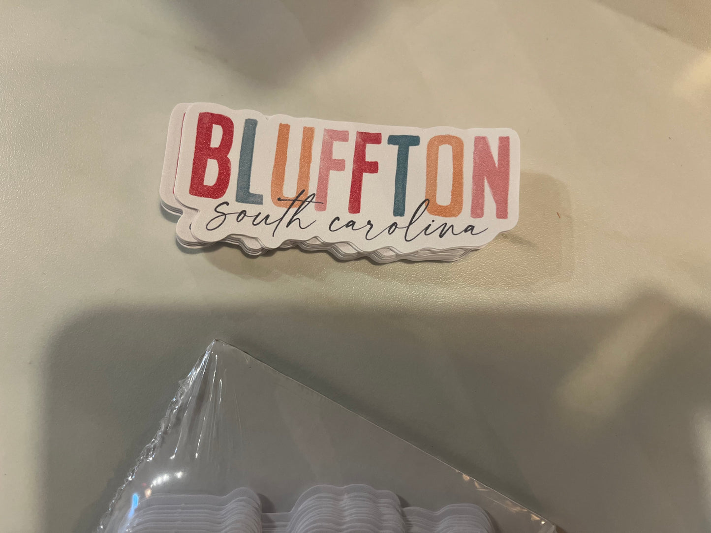 UB Bluffton watercolor sticker