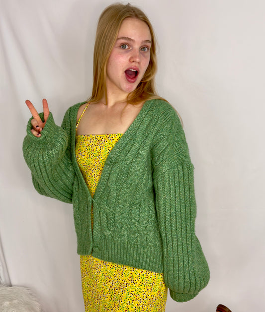 US Matcha Cardi - Green