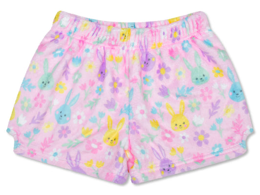 Bunny Bloom Plush Shorts (Medium (10-12))