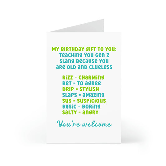 Sassy Birthday Cards for Men Funny Birthday Greeting Cards