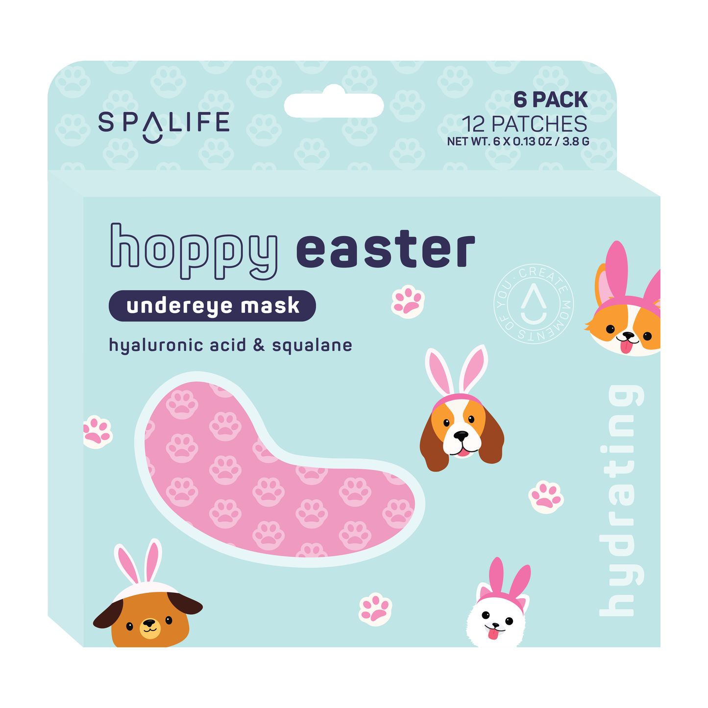 Hoppy Easter Hydrating Undereye Masks -  6 Pairs