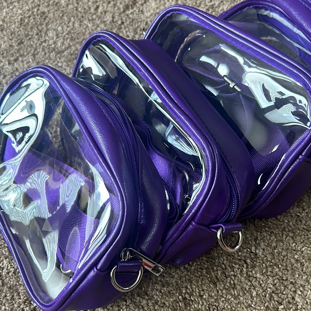 UB purple clear bag