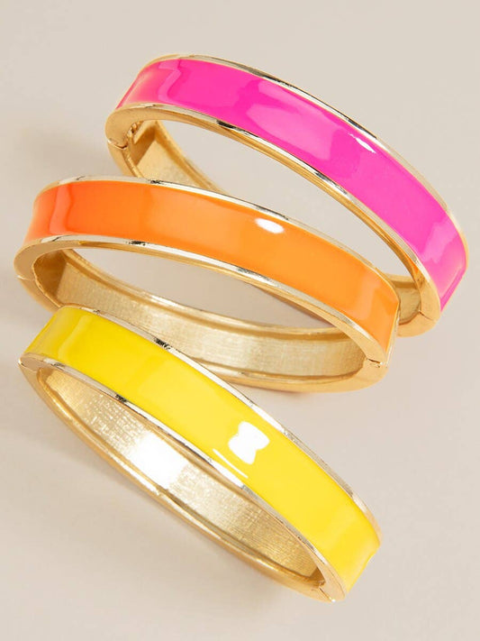 Color Me Happy Enamel Bangle