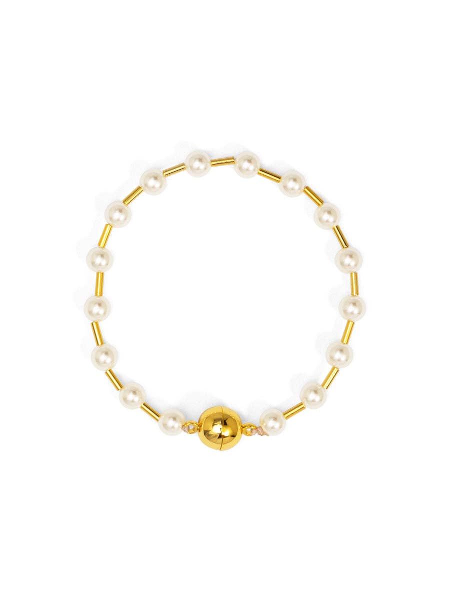 Pearl Bead Magnet Bracelet