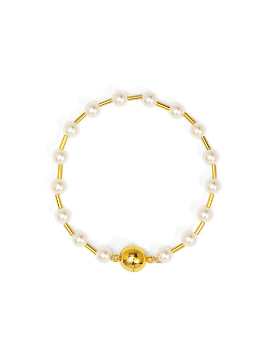 Pearl Bead Magnet Bracelet