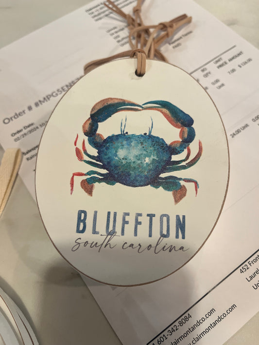 UB Blue crab ornament
