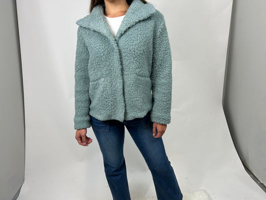 Blue Teddy Coat