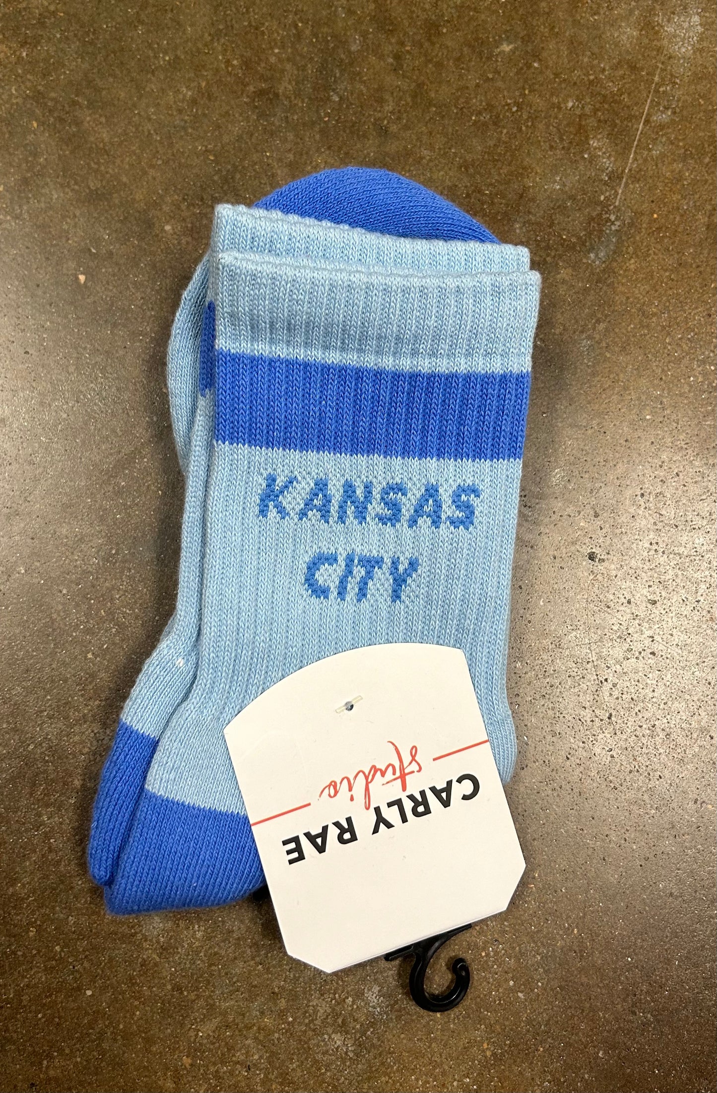 KC Crew Socks/Blue 790E