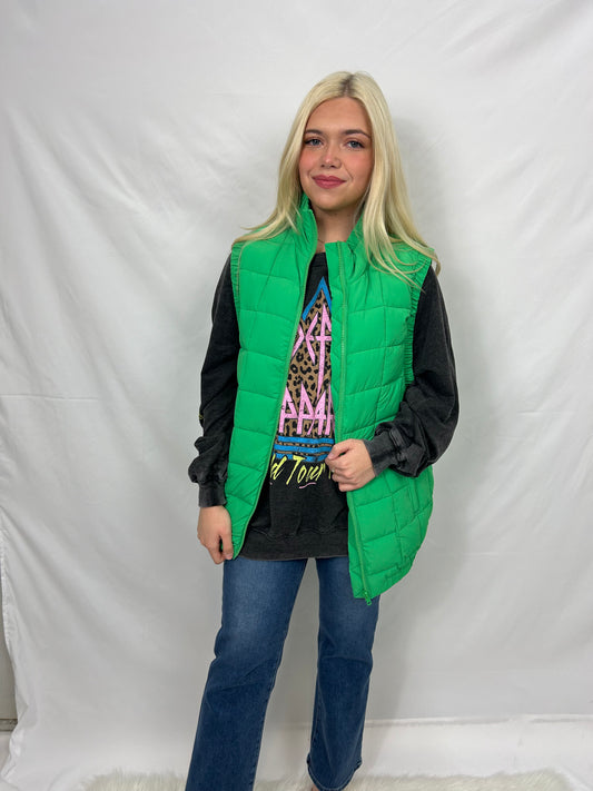 Edeline vest- Green