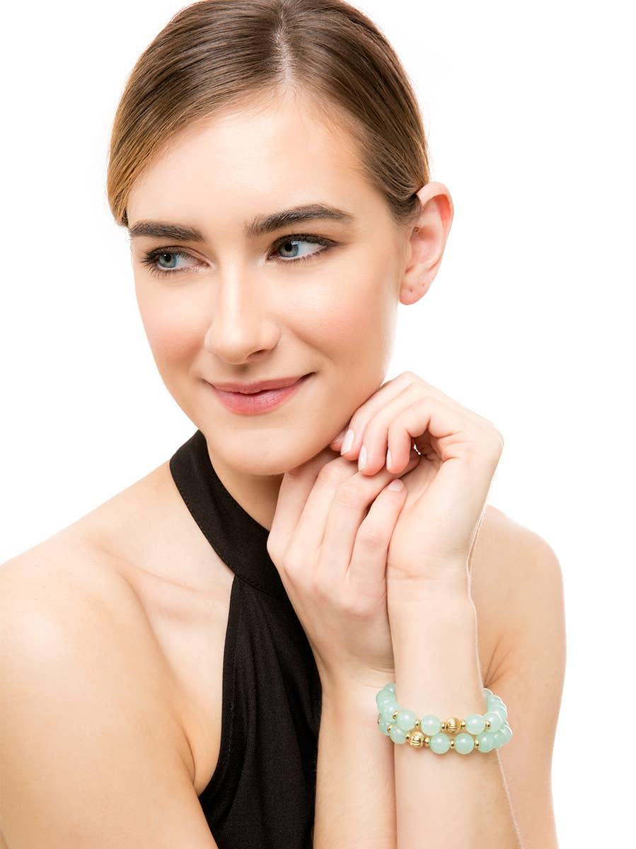 Double Beaded Bauble Bracelet