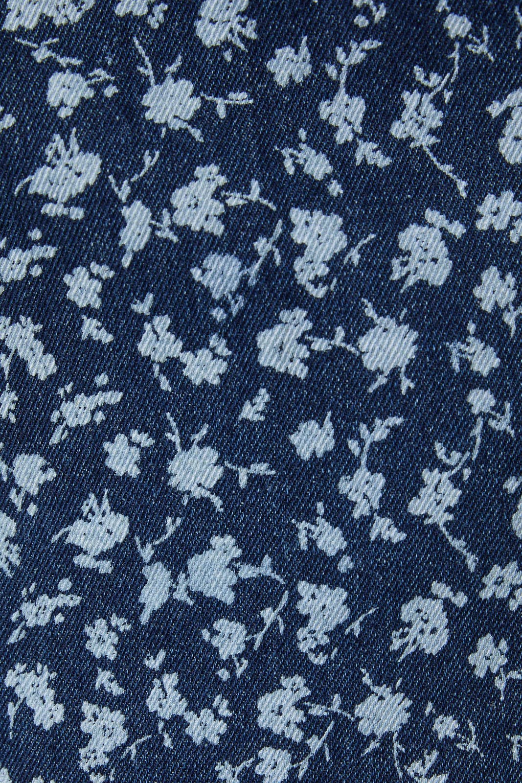 SPAGHETTI STRAP DROP WAIST DETAIL DENIM MINI DRESS