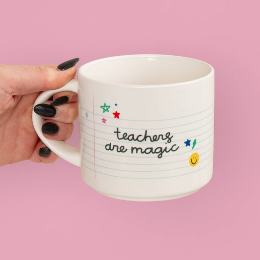 Teachers Are Magic Ceramic Mug - Cream