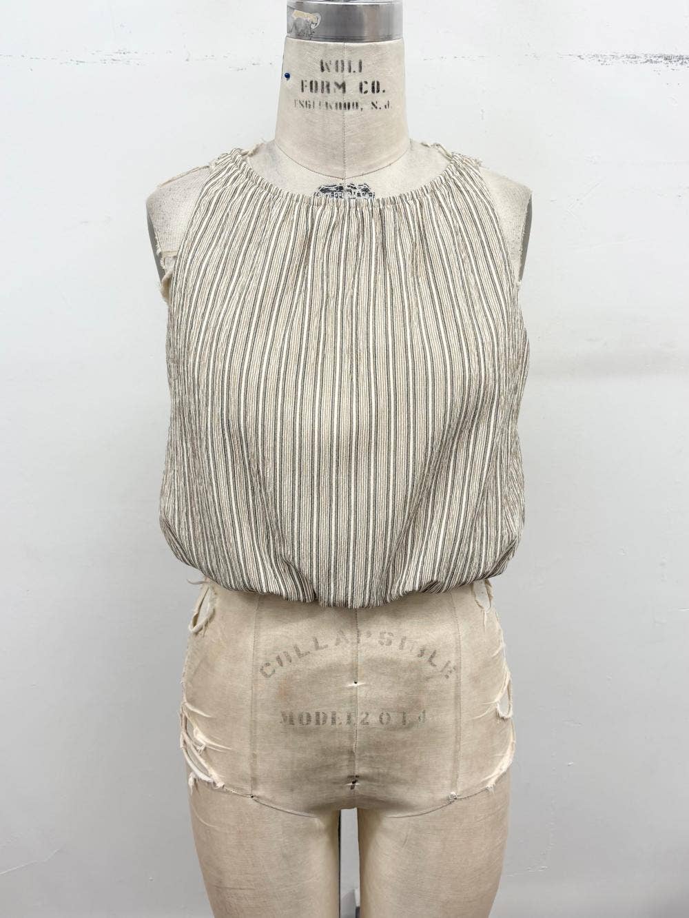 Striped Sleeveless Top