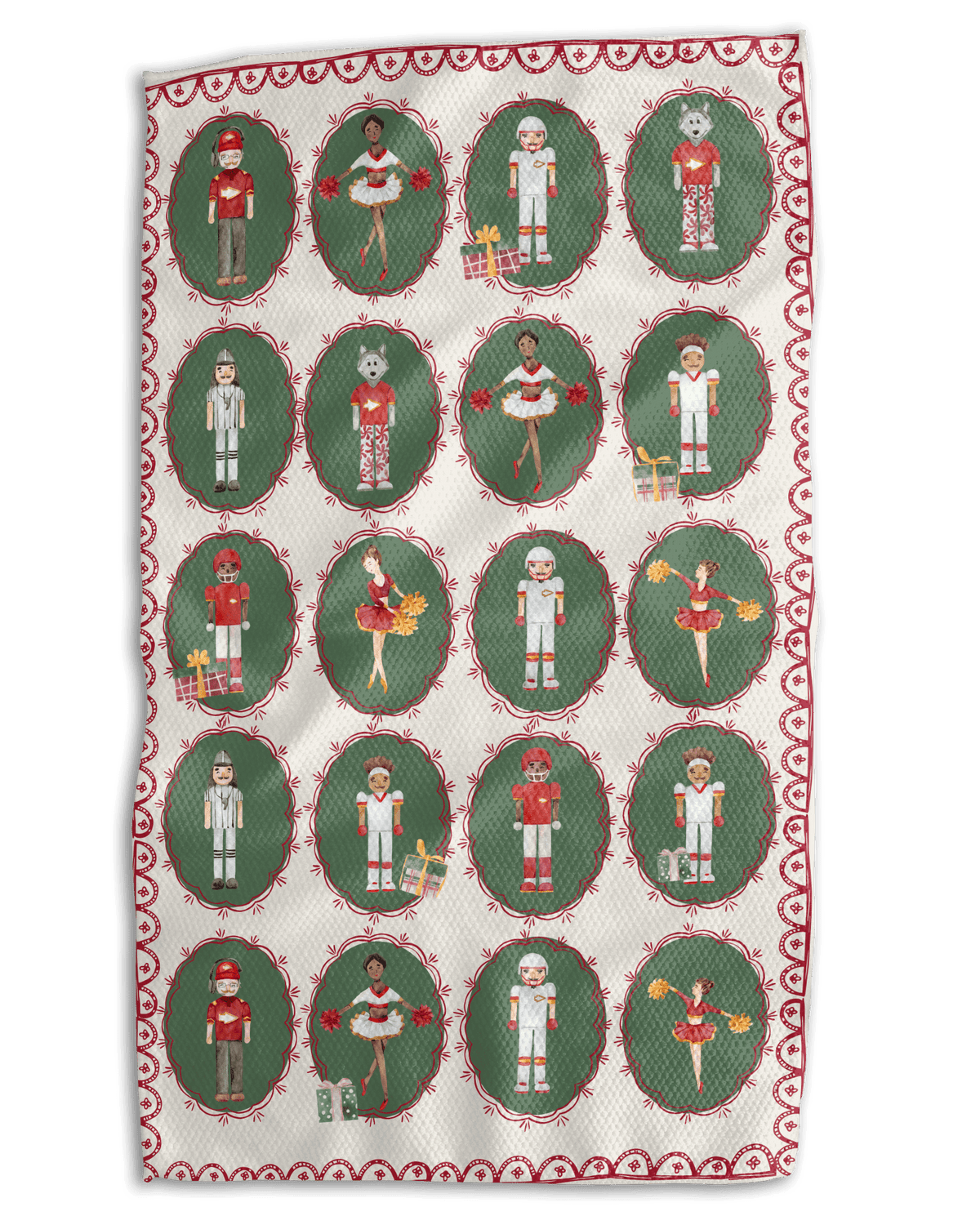 KC Nutcracker Line-up Kitchen Towel