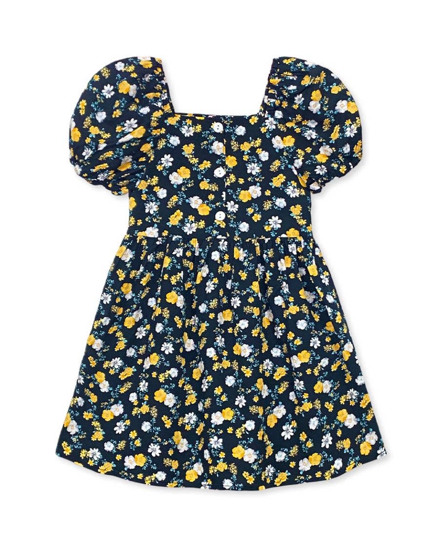 Toddlers Puff Sleeve Dress