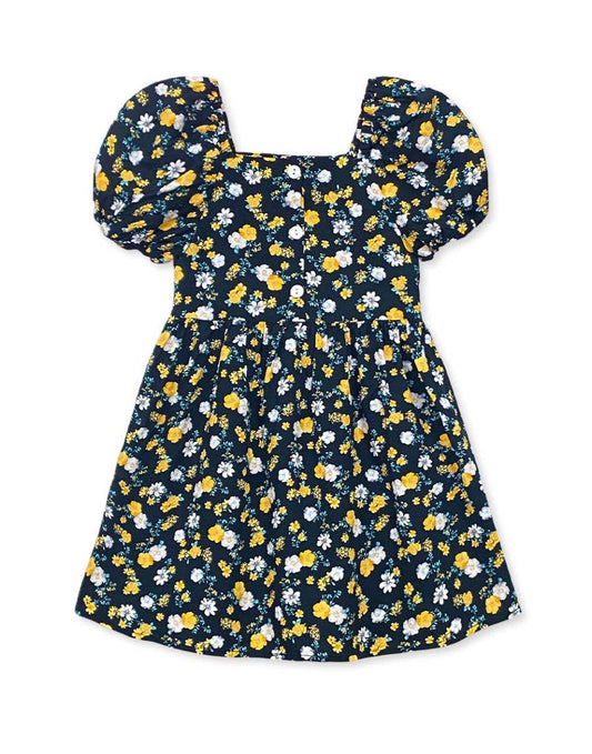 Toddlers Puff Sleeve Dress