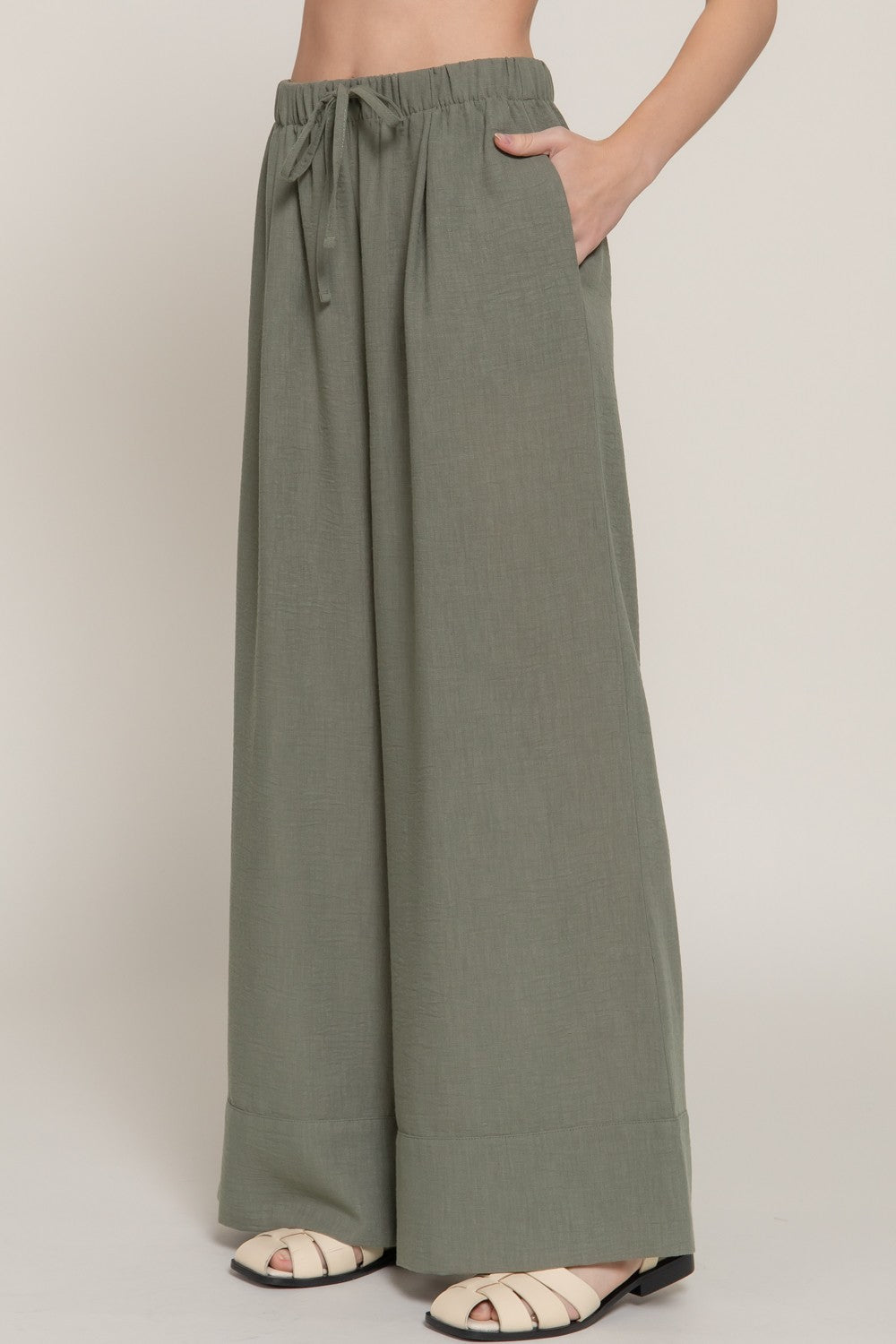 Linen Palazzo Pant