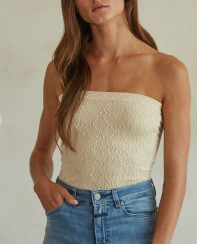 Jacquard Tube Top